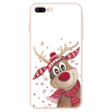 Case For iPhone 11 Pro Max 6 6S 7 8 Plus X XR 5 5S SE  Christmas New Year Deer TPU Cover