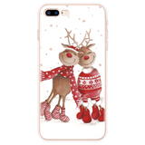 Case For iPhone 11 Pro Max 6 6S 7 8 Plus X XR 5 5S SE  Christmas New Year Deer TPU Cover