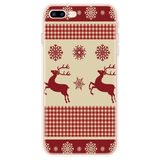 Case For iPhone 11 Pro Max 6 6S 7 8 Plus X XR 5 5S SE  Christmas New Year Deer TPU Cover