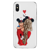 Girl Boss Black Brown Hair Queen High heels Case For iPhone 11