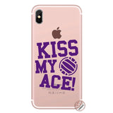 Volleyball Sports Soft Silicone Phone Shell Case for iPhone 11/ XR/ 8/ 7